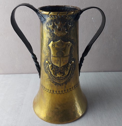 Ancien grand vase fer et - grand,