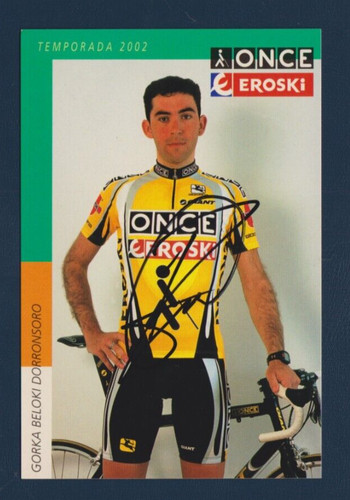 Cyclisme carte cycliste gorka - carte,