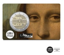 Coincard BU 2€ Euros Commémorative France 2025 ''Louvre - Joconde''