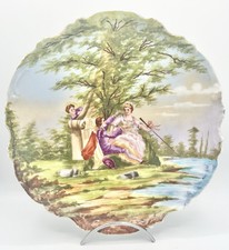 Assiette décorative scène