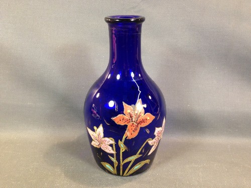 Ancien vase bouteille en - vase, ou