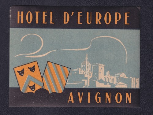 Ancienne étiquette bagage - ancienne,