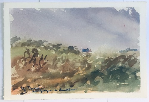 Aquarelle originale georges - aquarelle,