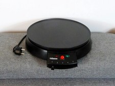 ? Crêpière Electrique 30cm avec Thermostat Réglable- 1000 Watt- Tristar