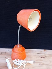 Ancienne Lampe Vintage Orange