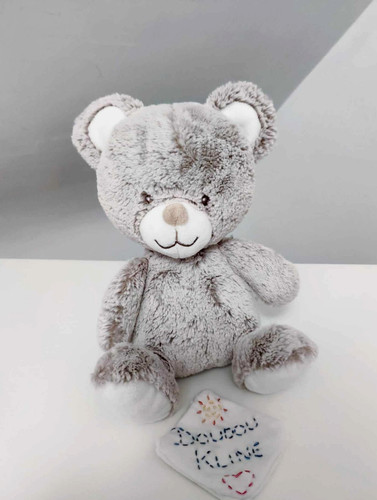 Peluche doudou ours assis - ours,