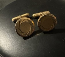 Boutons De Manchette Anciens Murat Plaque Or Ref J136