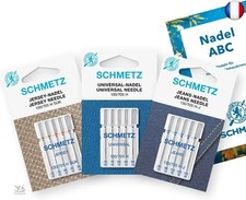 SCHMETZ Kit d'aiguilles pour machine à coudre | 5 Aiguilles universelles | 5 