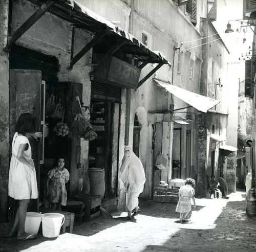 Algeria street scene children - street,