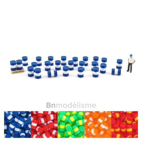 Lot barils bidons fûts - ho,