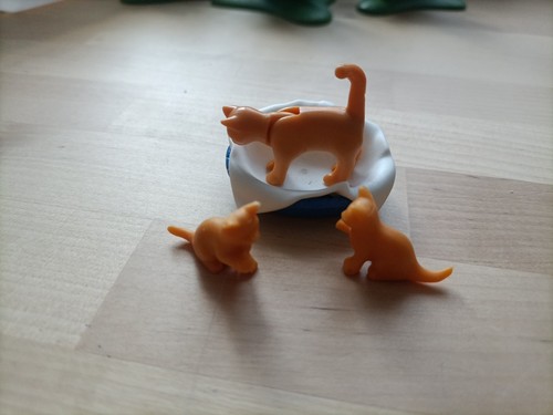 Playmobil chats roux dans son - playmobil,