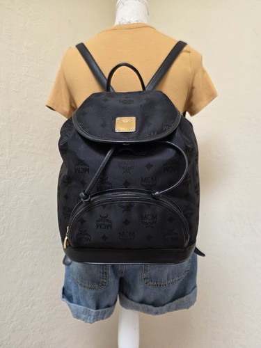 Mcm black nylon - black,