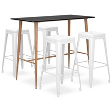 Ensemble de Bar 7 pcs Noir