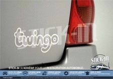 Autocollant Sticker pour Renault Twingo 1 Phase 4 (10.2004 à 2012) Coffre