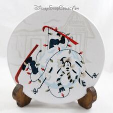 Assiette à dessert HOLIDAY LODGE Disney Dingo ski Noel 20 cm (VIMO)