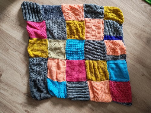 Patchwork petits carrés - de,