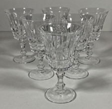 6 VERRES A PIED CRISTAL