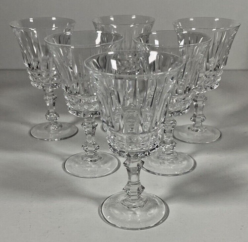 Verres pied cristal - 6,