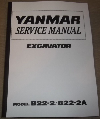 Yanmar b22 manuel - yanmar, b22-2