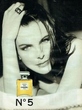 Publicité Advertising 01 22  1998  parfum Chanel n°5  Carole Bouquet