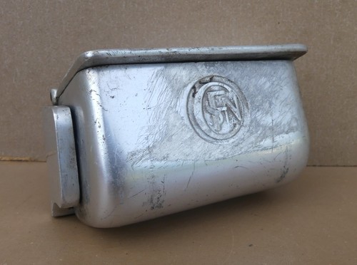 Ancien cendrier sncf alu - cendrier,