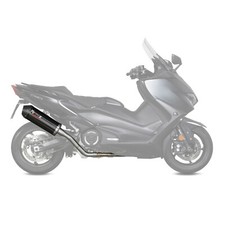 MF6876 Échappement Complet MIVV Tmax 560 2020 2021 Ovale Noir Homologué