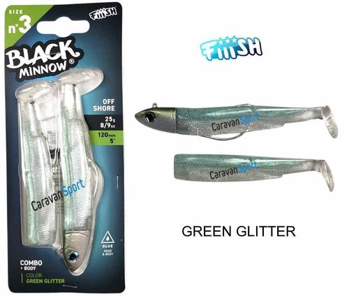 Artificiel combo black minnow - artificiel,