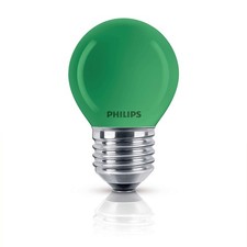 Philips Ampoule À Gouttes 15 W E27 Verte Ampoule Deco Ampoules P45 Dimmable