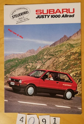Subaru justy 1000 allrad - justy,