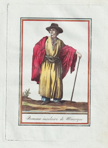 Homme minorque costume - de,