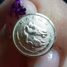 O0302 rare bouton d'uniforme