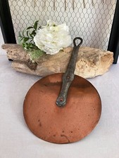 625⚜️ Ancien Couvercle en Cuivre Pour Casserole Vintage Diamètre 20 Cm