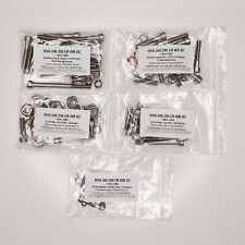 HUSQVARNA 240 250 CR WR XC 1984-1986 Kit vis BTR inox moteur complet 