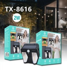 Torche Lumière Lampe Solaire Mural Intérieur Extérieur avec Capteur Tx-8616 Linq