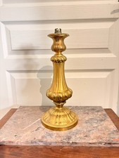 Ancien Pied Lampe Flambeaux