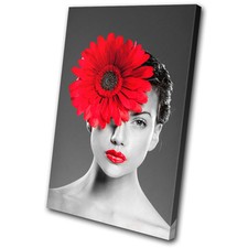 Floral Woman Flower Red SINGLE