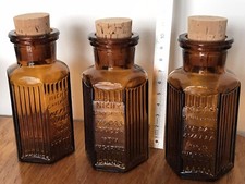 vintage 3 ancien FLACON en