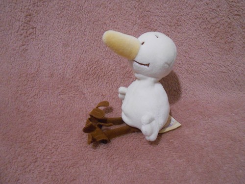 Doudou oiseau blanc noukie - doudou,