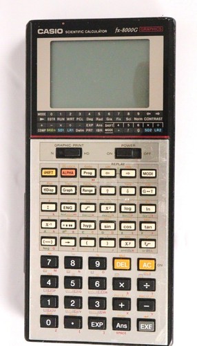 Untested casio 8000g - casio, fx-8000g