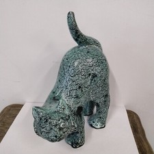 Chat Art Déco Moucheté