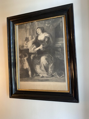 Gravure sainte cécile - gravure, « sainte