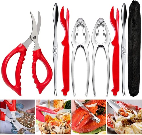 Crab leg crackers - and, tools