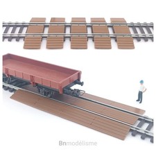 HO Plancher de Voie 1/87 H0 Décor Train Passage à Niveau Gare Sncf Modélisme
