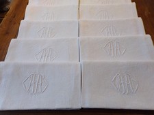 12 Serviettes de Table en Lin