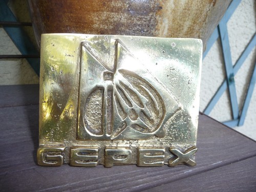 Medaille plaque bronze - , en
