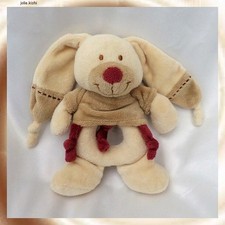 Doudou Peluche Hochet Lapin