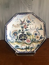 ASSIETTE OCTOGONALE EN