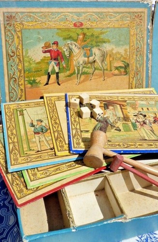 Ancien jeu cheval blanc - du,