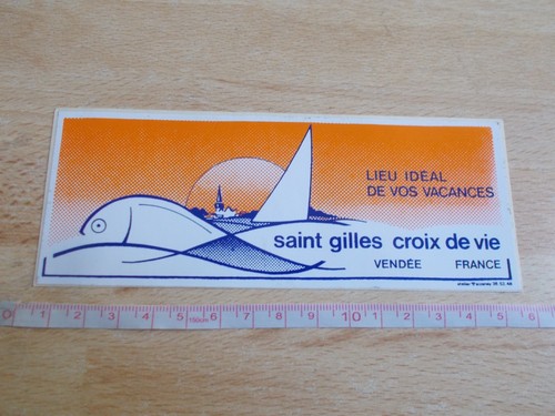 Autocollant saint gilles croix - autocollant,