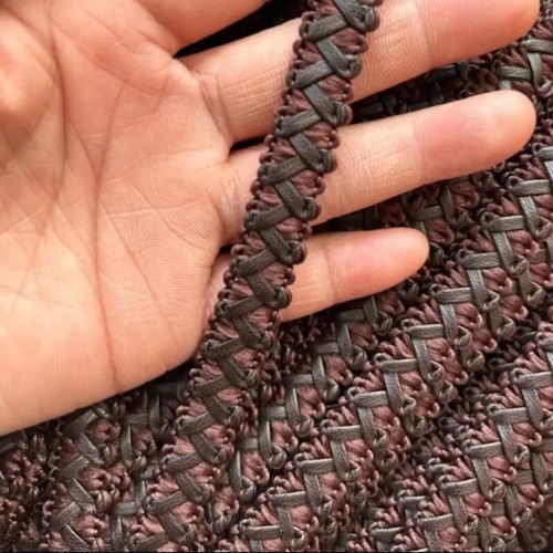 Simili cuir tressé - cuir,